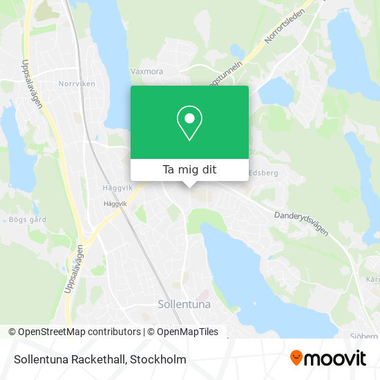 Sollentuna Rackethall karta