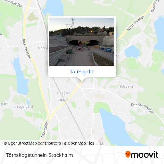 Törnskogstunneln karta