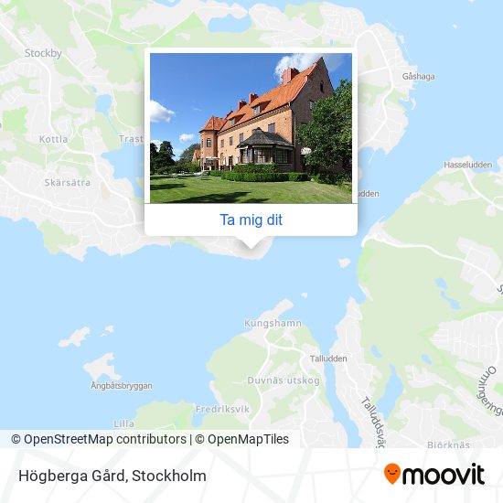 Högberga Gård karta