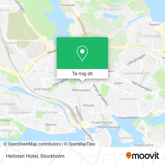 Hellsten Hotel karta