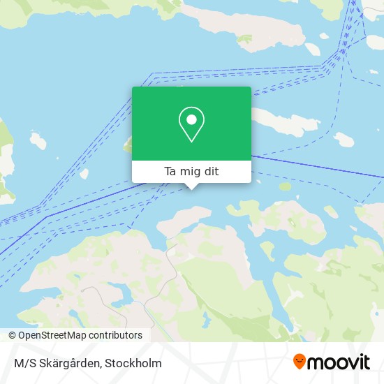 M/S Skärgården karta