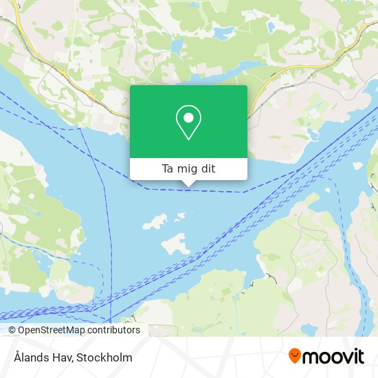 Ålands Hav karta