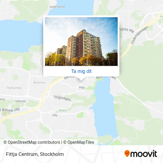 Fittja Centrum karta