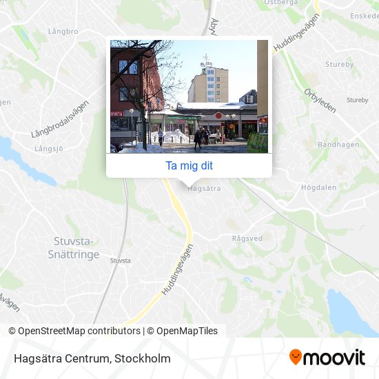 Hagsätra Centrum karta