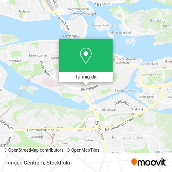 Ringen Centrum karta