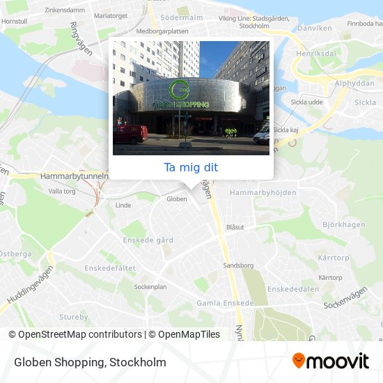 Globen Shopping karta