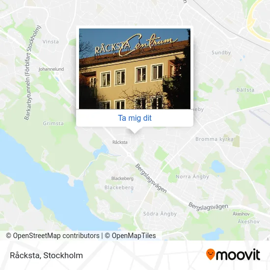 Råcksta karta