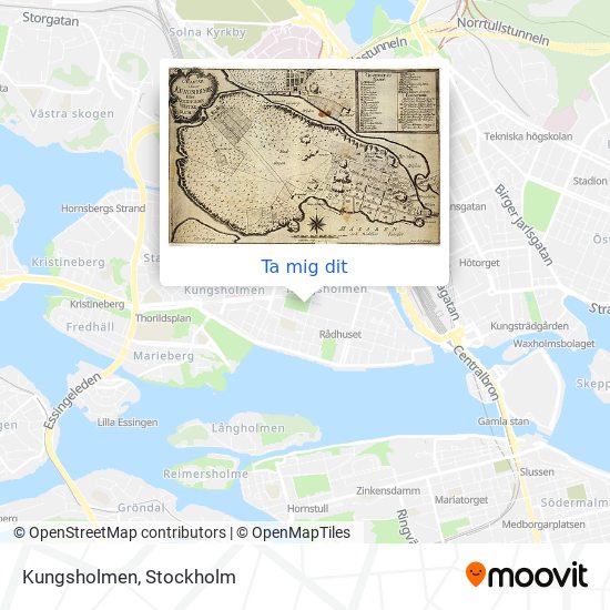 Kungsholmen karta