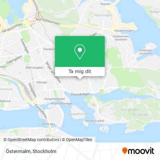 Östermalm karta