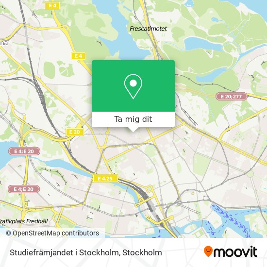 Studiefrämjandet i Stockholm karta