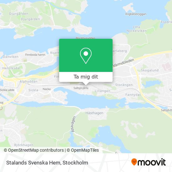 Stalands Svenska Hem karta