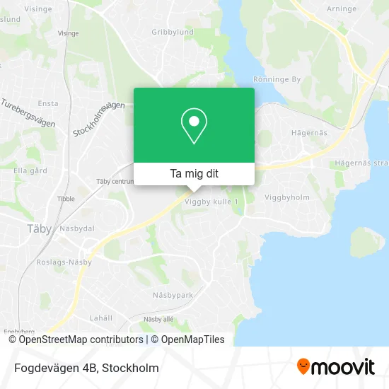 Fogdevägen 4B karta