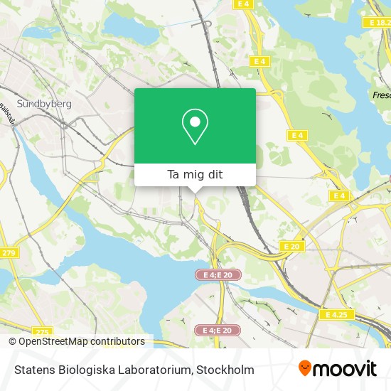 Statens Biologiska Laboratorium karta