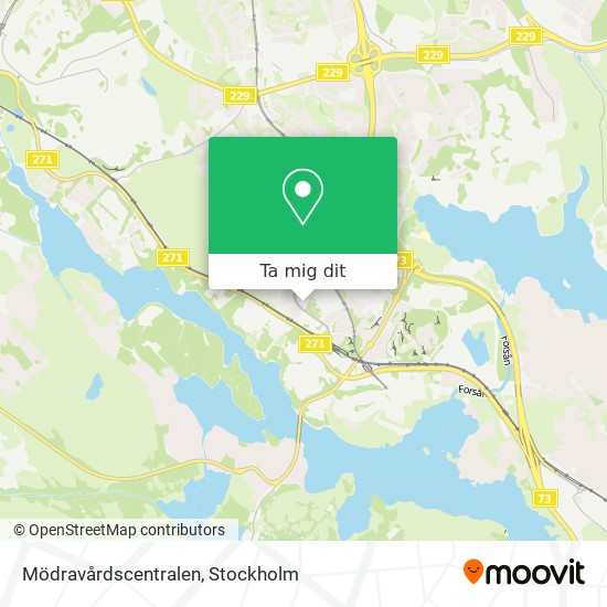 Mödravårdscentralen karta