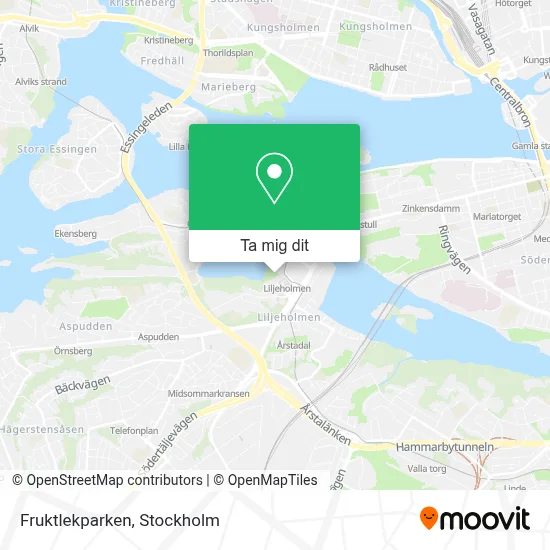Fruktlekparken karta