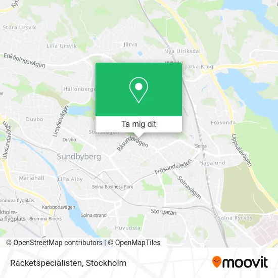 Racketspecialisten karta