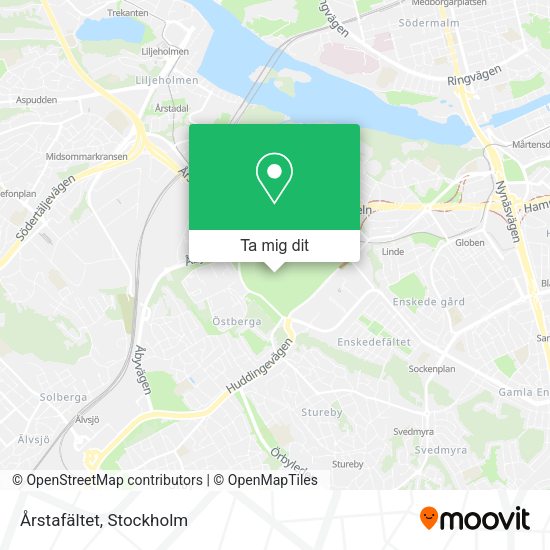 Årstafältet karta