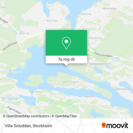 Villa Soludden karta