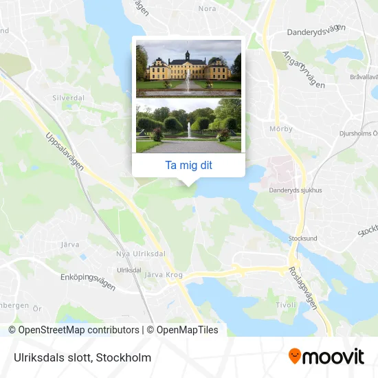Ulriksdals slott karta