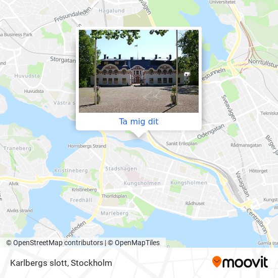 Karlbergs slott karta