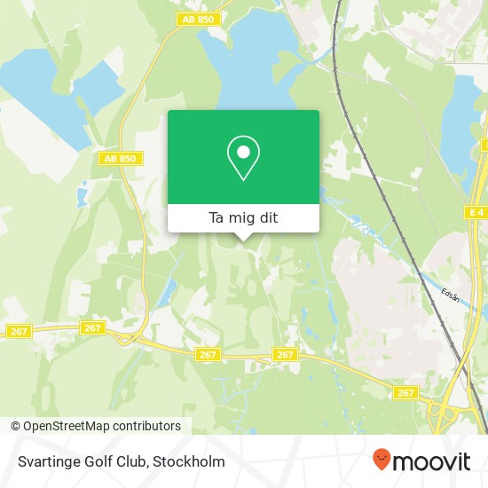 Svartinge Golf Club karta