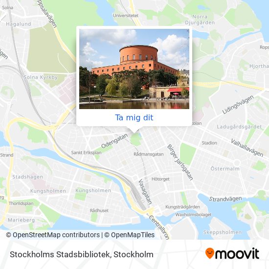 Stockholms Stadsbibliotek karta