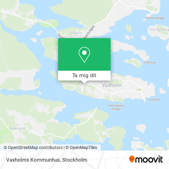 Vaxholms Kommunhus karta