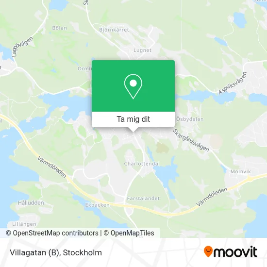 Villagatan (B) karta