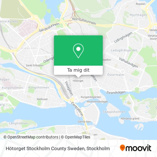 Hötorget Stockholm County Sweden karta