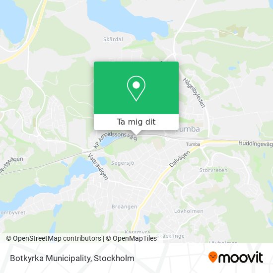Botkyrka Municipality karta