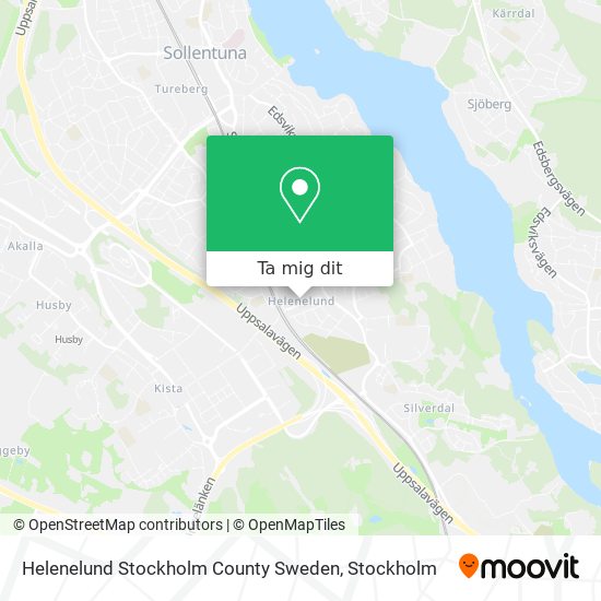 Helenelund Stockholm County Sweden karta