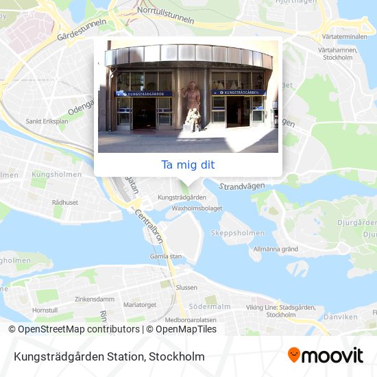 Kungsträdgården Station karta