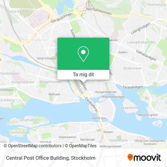 Central Post Office Building karta