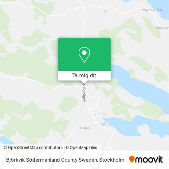 Björkvik Södermanland County Sweden karta