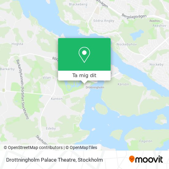 Drottningholm Palace Theatre karta