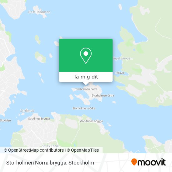 Storholmen Norra brygga karta