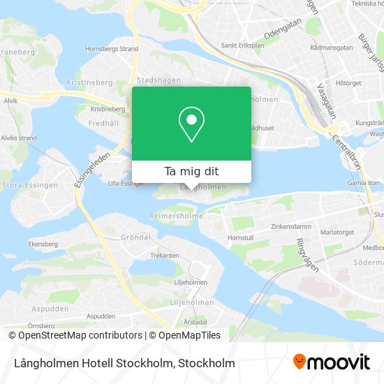 Långholmen Hotell Stockholm karta