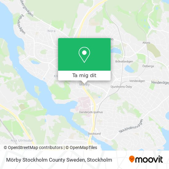 Mörby Stockholm County Sweden karta