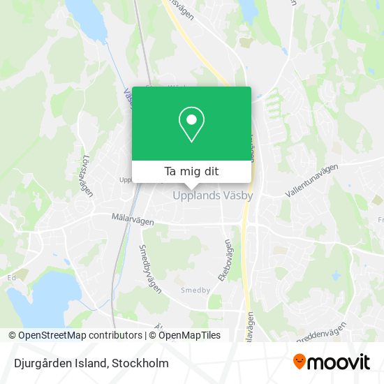 Djurgården Island karta