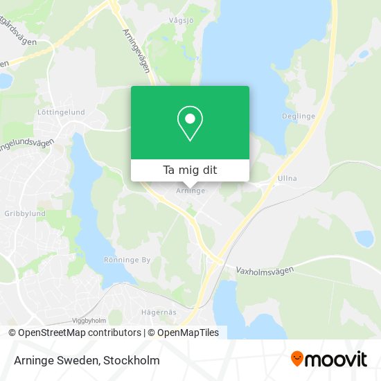 Arninge Sweden karta