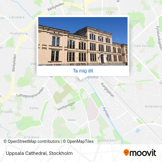 Uppsala Cathedral karta