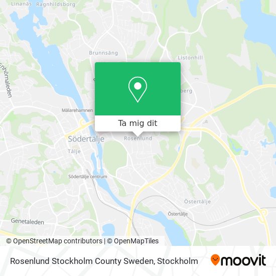 Rosenlund Stockholm County Sweden karta