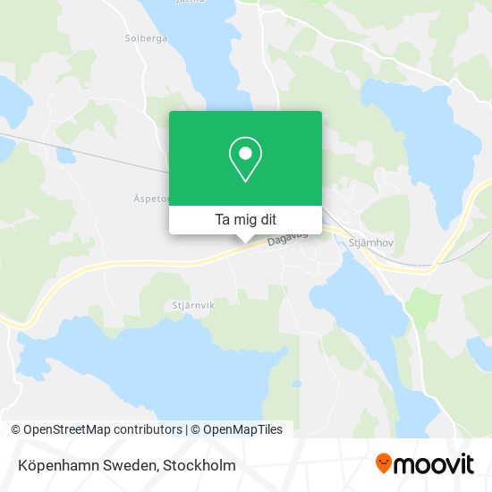 Köpenhamn Sweden karta