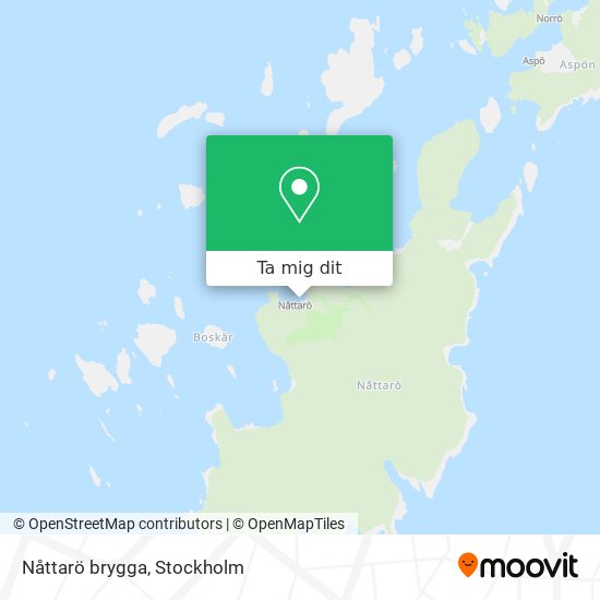 Nåttarö brygga karta