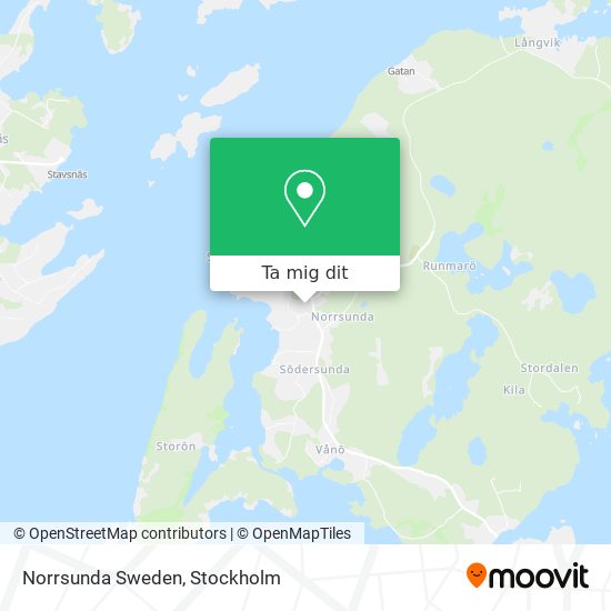 Norrsunda Sweden karta