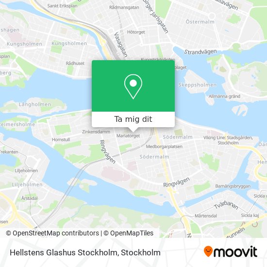 Hellstens Glashus Stockholm karta