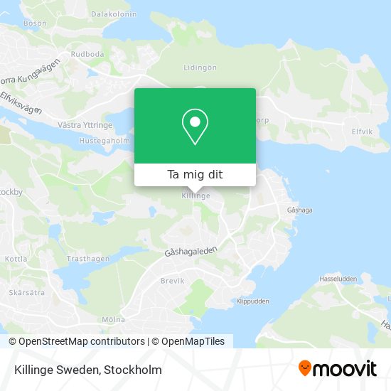 Killinge Sweden karta