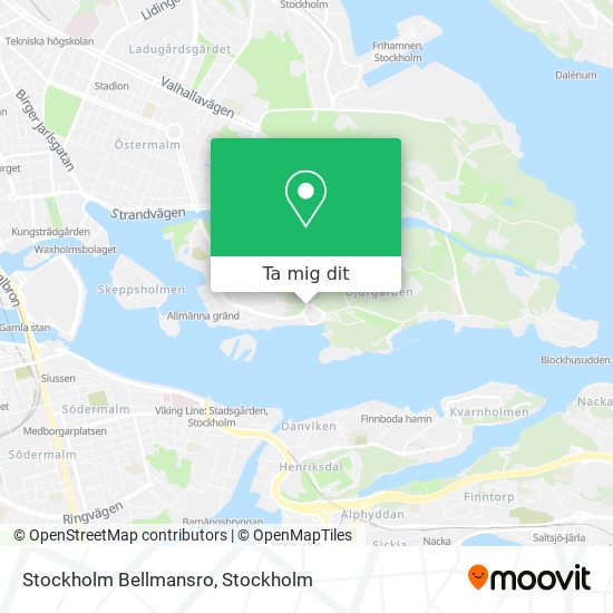 Stockholm Bellmansro karta