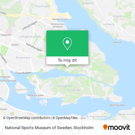 National Sports Museum of Sweden karta