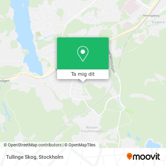 Tullinge Skog karta